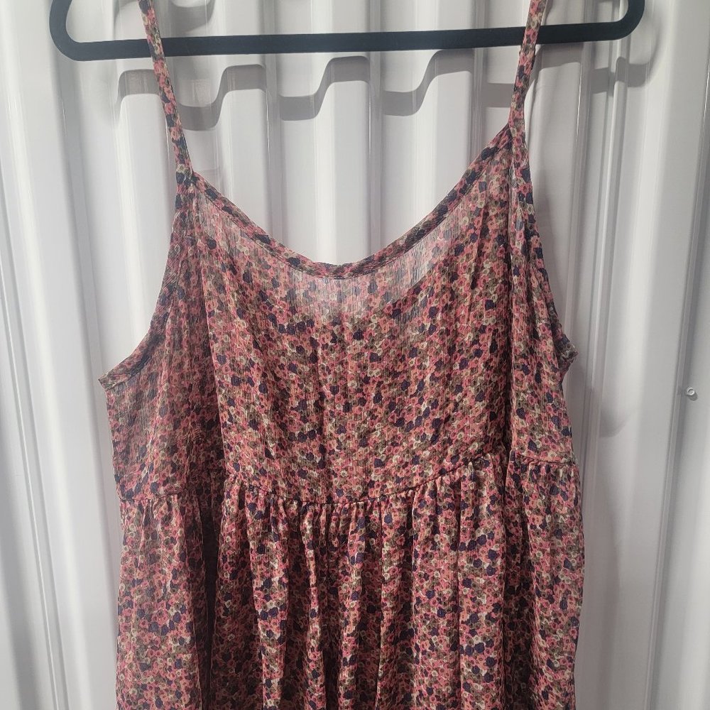Torrid Sheer Floral Tank